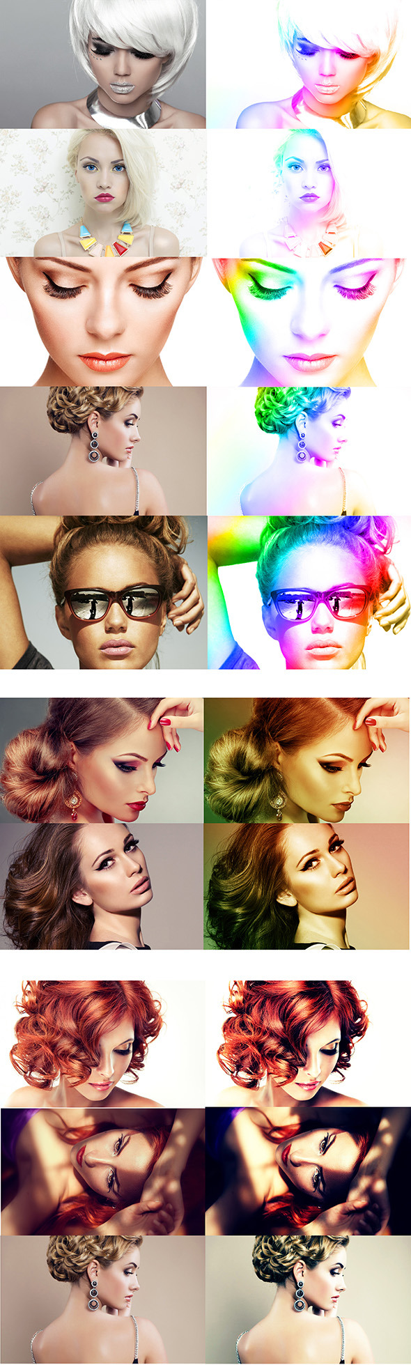 3 Colorizing Actions - Photo Effects Actions