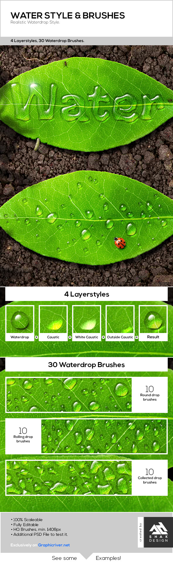 Water Style & Brushes Water Style & Brushes