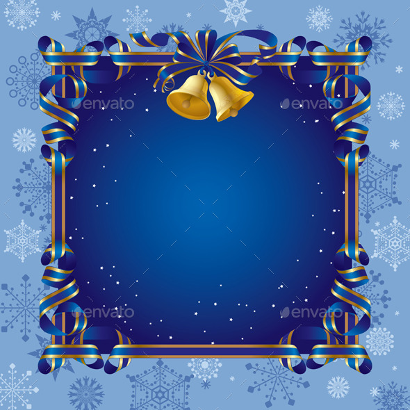 GraphicRiver Christmas Background with a Bell 8816799 GraphicRiver Christmas Background with a Bell 8816799