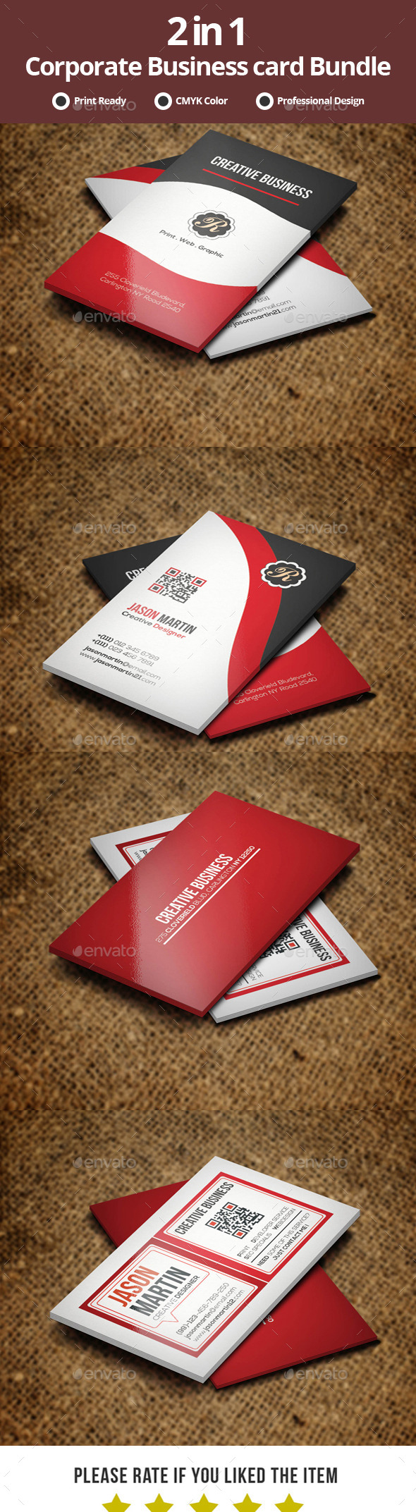 GraphicRiver Corporate Business Card Bundle 8816874 GraphicRiver Corporate Business Card Bundle 8816874