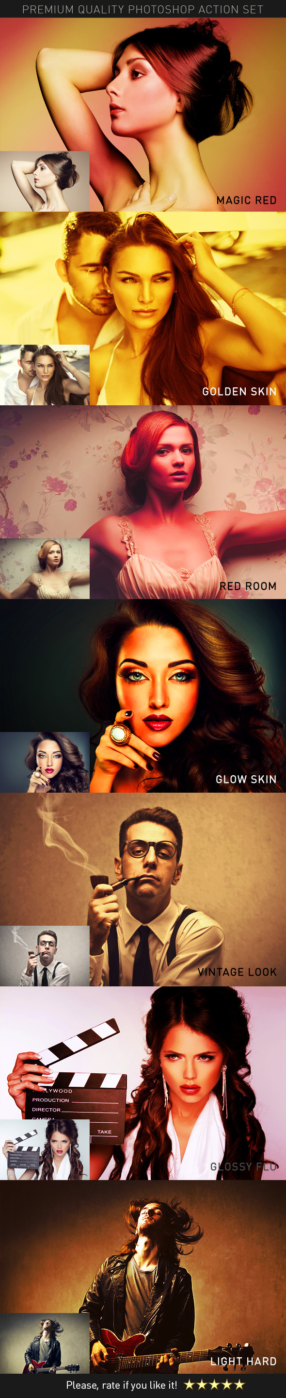 7 Premium Color Actions Set Vol 1 7 Premium Color Actions Set Vol 1