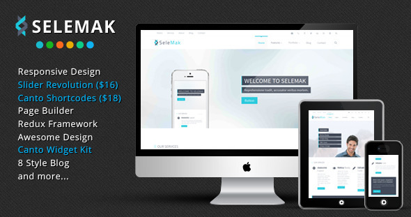 SeleMak - Responsive WordPress Theme
