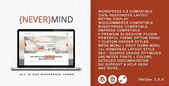 Nevermind Multi Purpose Wordpress Theme Nevermind Multi Purpose Wordpress Theme