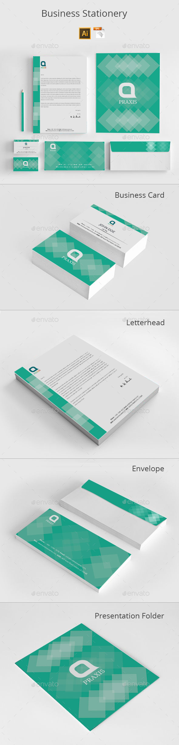 GraphicRiver Business Stationery 8818583 GraphicRiver Business Stationery 8818583