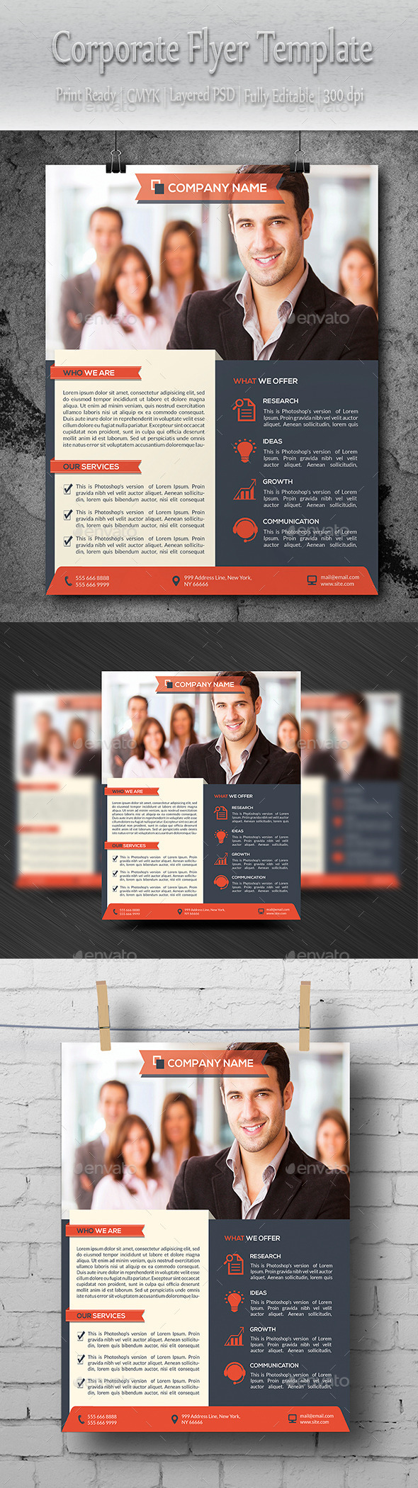 GraphicRiver Multipurpose Corporate Flyer Template 8818722 GraphicRiver Multipurpose Corporate Flyer Template 8818722