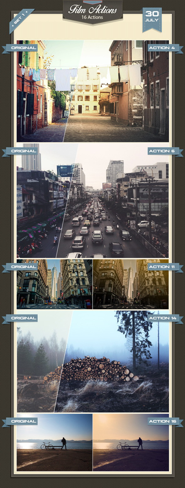 Film Photoshop Actions Set 1 Film Photoshop Actions Set 1