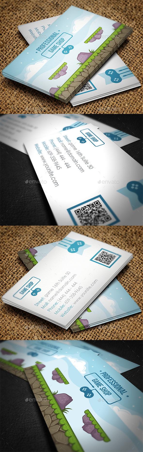 GraphicRiver Gaming Business Card 8818760 GraphicRiver Gaming Business Card 8818760
