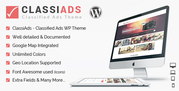 ThemeForest Classiads Classified Ads Wordpress Theme 8625840 ThemeForest Classiads Classified Ads Wordpress Theme 8625840