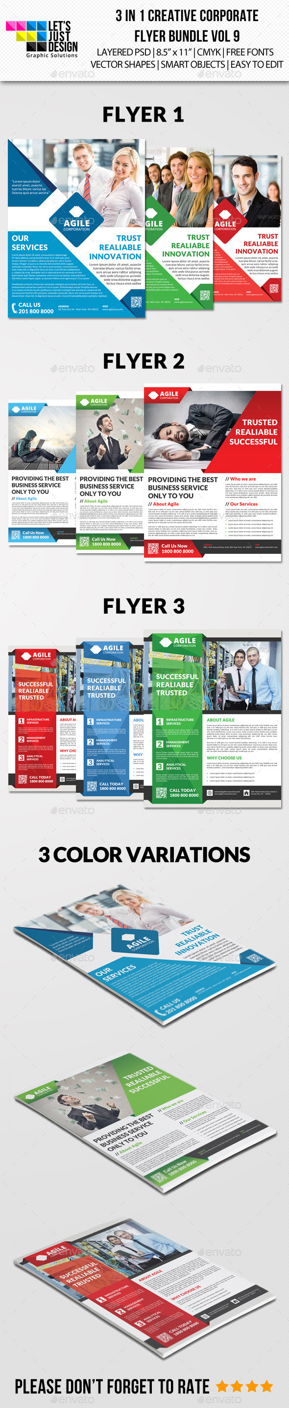GraphicRiver Creative Corporate Flyer Pack Vol 9 8818772 GraphicRiver Creative Corporate Flyer Pack Vol 9 8818772