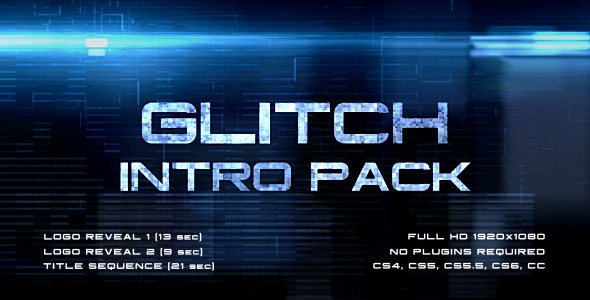 Glitch Intro Pack Glitch Intro Pack