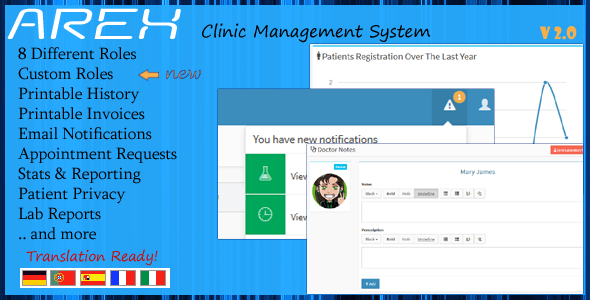 CodeCanyon AREX Clinic Management System 8820110 CodeCanyon AREX Clinic Management System 8820110