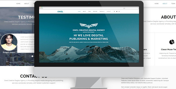 Owel - Creative Multipurpose Muse Template