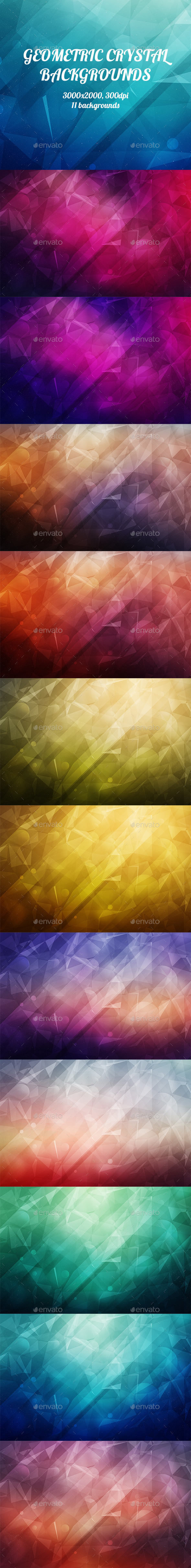 GraphicRiver Geometric Crystal Backgrounds 8823124 GraphicRiver Geometric Crystal Backgrounds 8823124