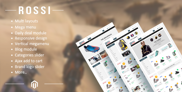 ROSSI - Responsive Magento Theme