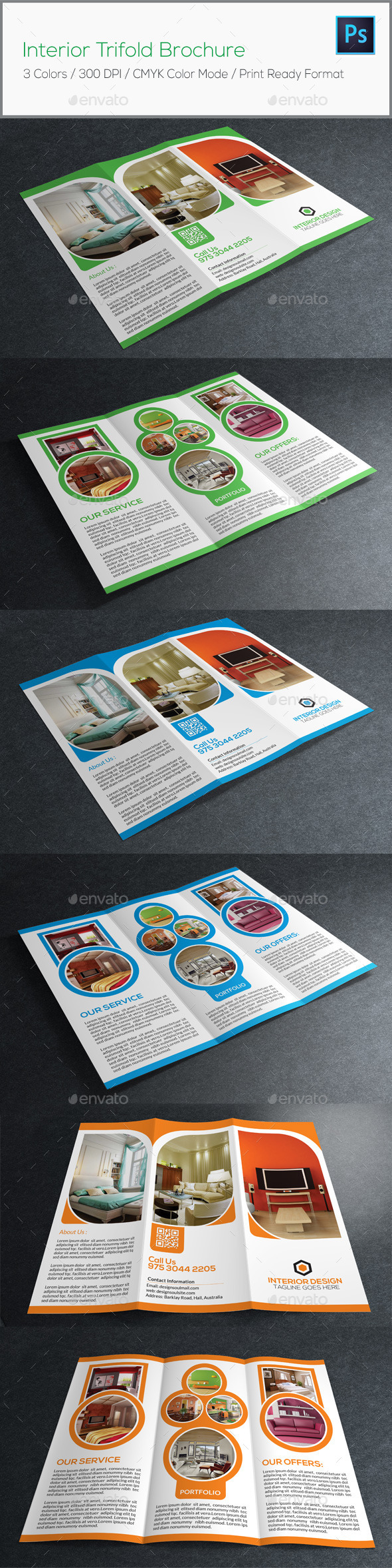 GraphicRiver Interior Trifold Brochure 8823391 GraphicRiver Interior Trifold Brochure 8823391