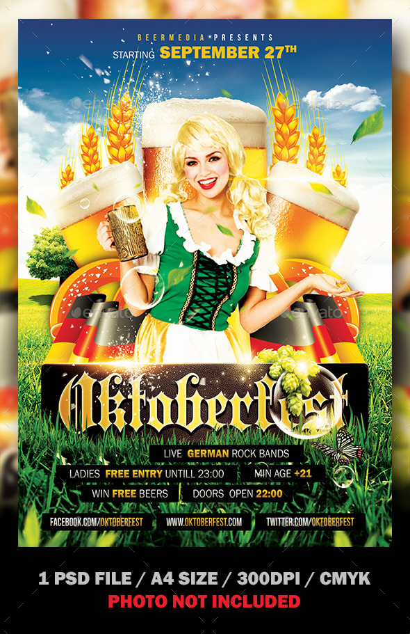 GraphicRiver Oktoberfest Flyer Poster 8824095 GraphicRiver Oktoberfest Flyer Poster 8824095