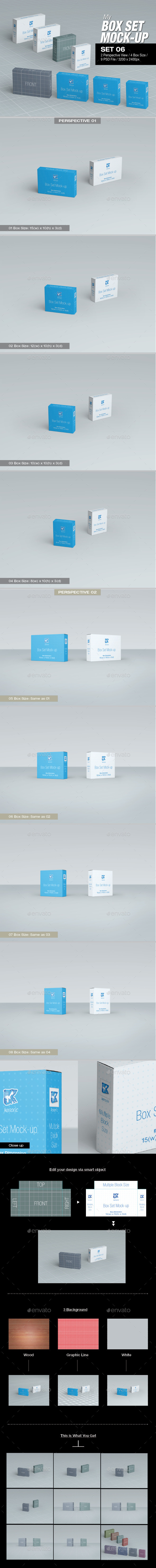 GraphicRiver MyBox Set Mock-up Set 06 8824349 GraphicRiver MyBox Set Mock-up Set 06 8824349