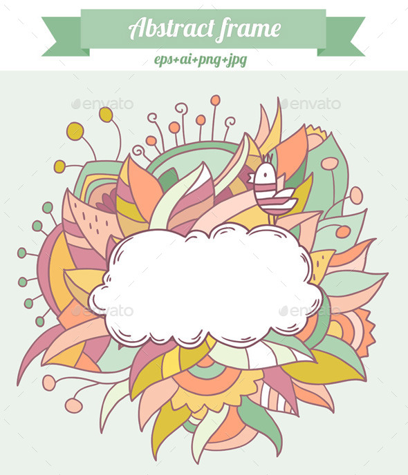 GraphicRiver Abstract cute frame 8824809 GraphicRiver Abstract cute frame 8824809