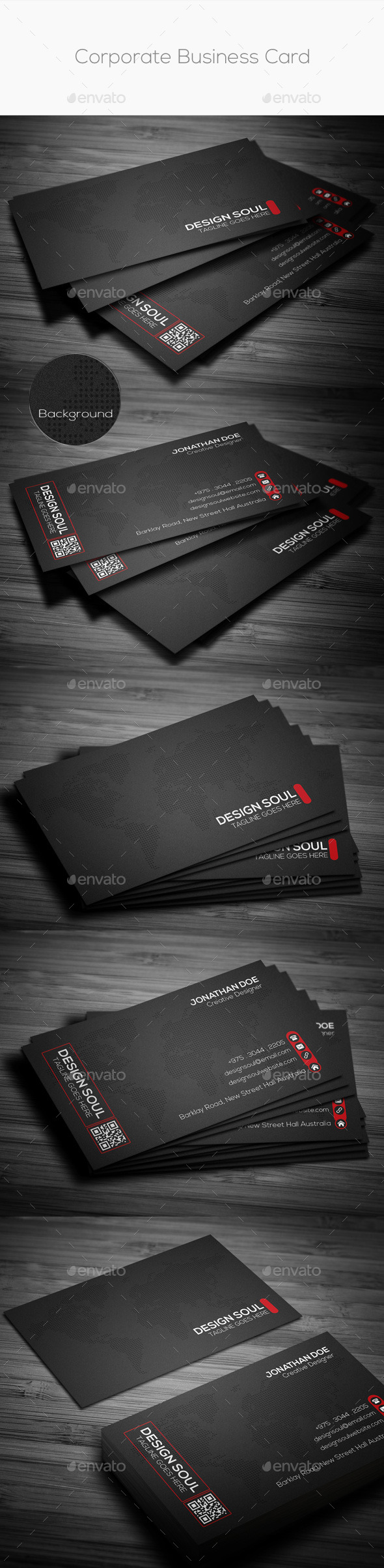 GraphicRiver Corporate Business Card 8825437 GraphicRiver Corporate Business Card 8825437
