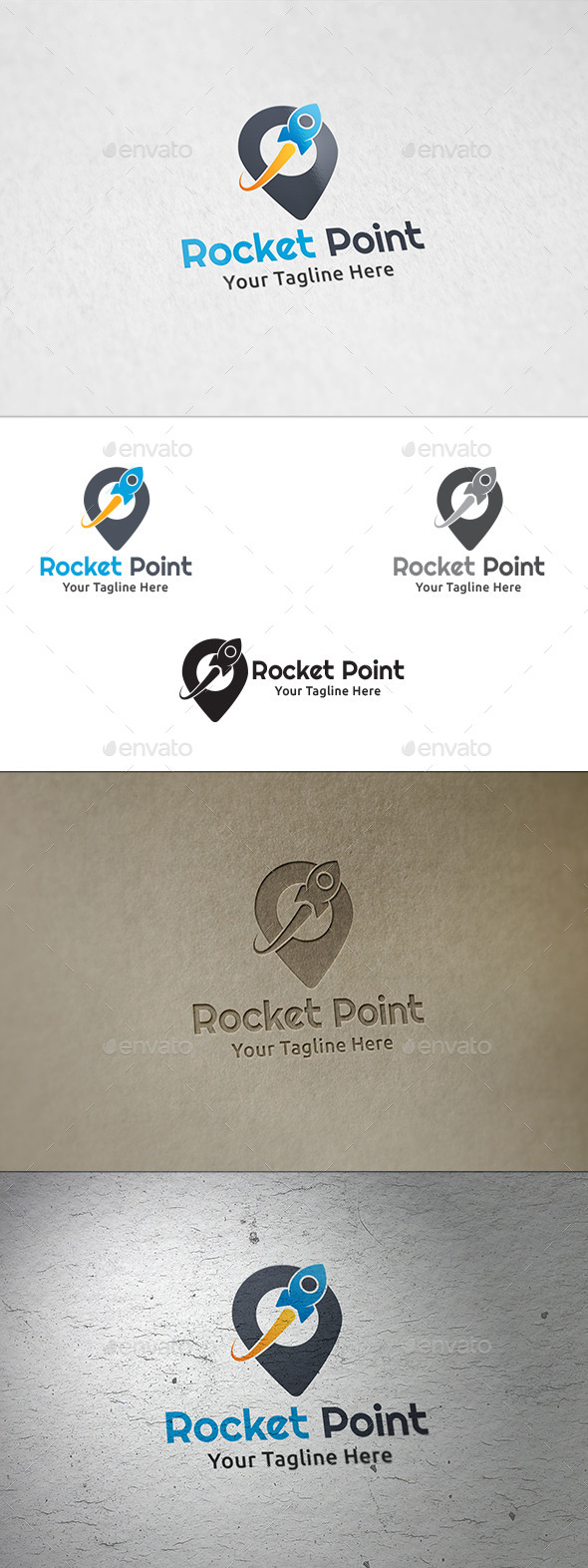 GraphicRiver Rocket Point Logo Template 8825491 GraphicRiver Rocket Point Logo Template 8825491