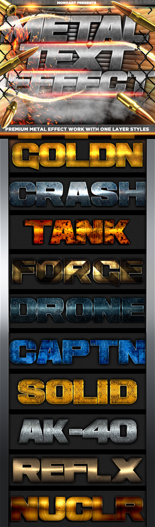 GraphicRiver Metal Styles 2 8826170 GraphicRiver Metal Styles 2 8826170