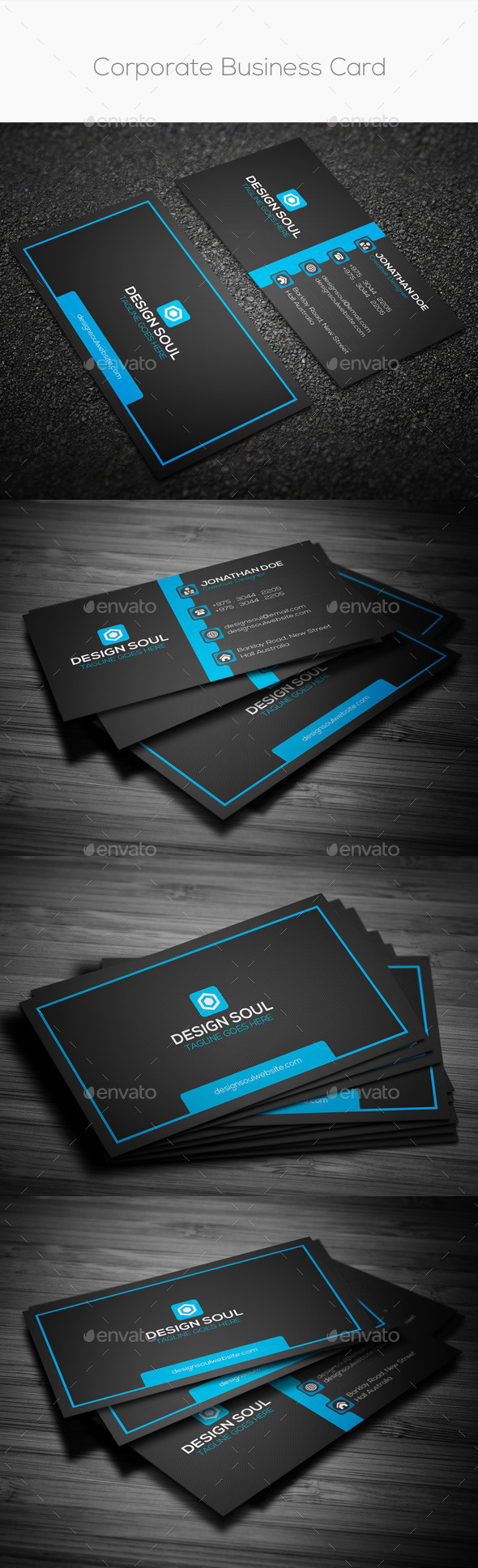 GraphicRiver Corporate Business Card 8826795 GraphicRiver Corporate Business Card 8826795