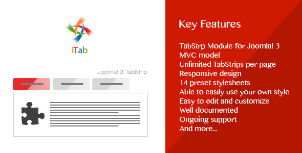 CodeCanyon iTab Responsive TabStrip Module for Joomla 3 8828144 CodeCanyon iTab Responsive TabStrip Module for Joomla 3 8828144