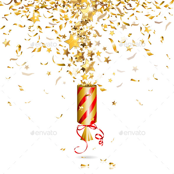 GraphicRiver Party Popper 8828161 GraphicRiver Party Popper 8828161