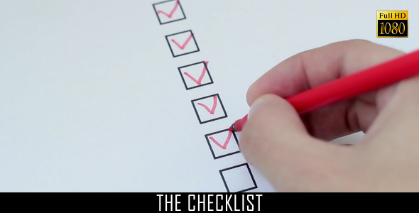 The Checklist The Checklist