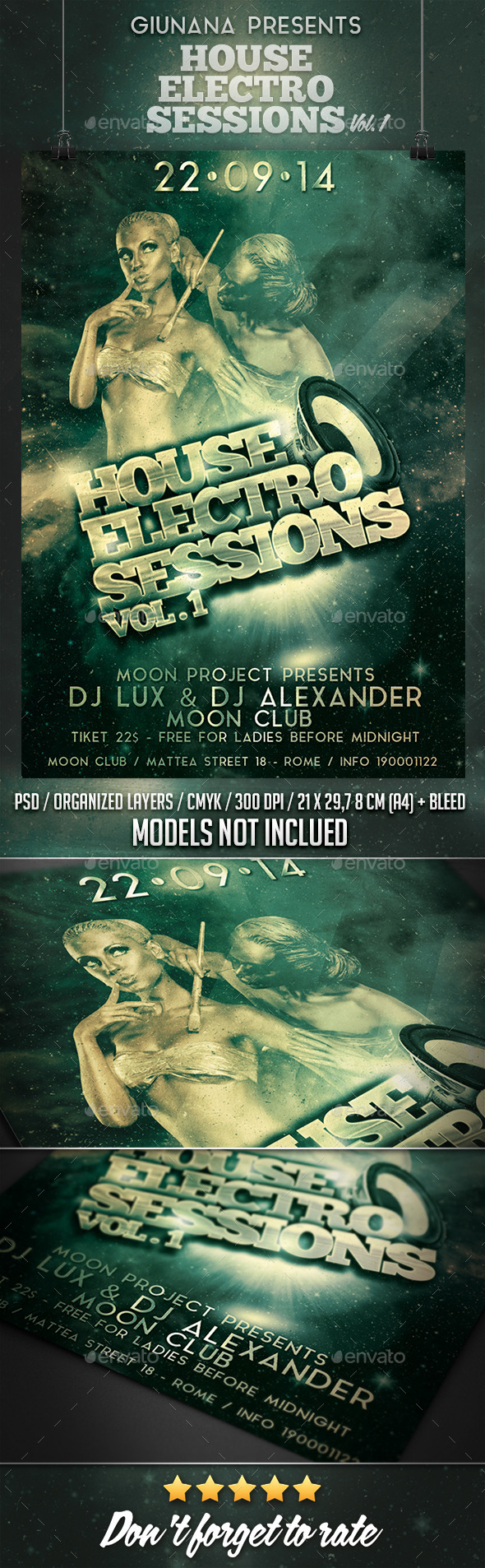 GraphicRiver Electro House Sessions Vol 1 Flyer Poster 8831408 GraphicRiver Electro House Sessions Vol 1 Flyer Poster 8831408