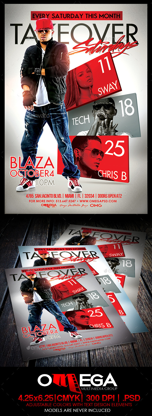 GraphicRiver Takeover Saturdays 8832556 GraphicRiver Takeover Saturdays 8832556
