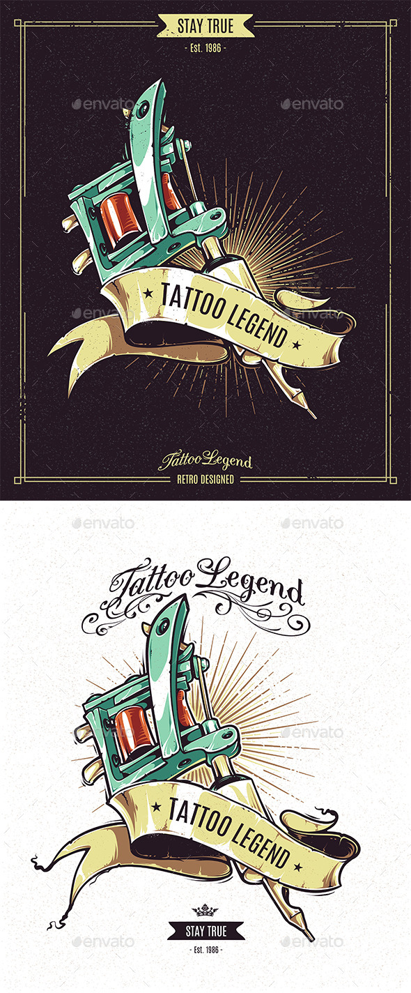 GraphicRiver Tattoo Legend 8834123 GraphicRiver Tattoo Legend 8834123