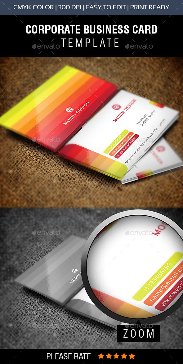 GraphicRiver Colorful Business Card 8834261 GraphicRiver Colorful Business Card 8834261