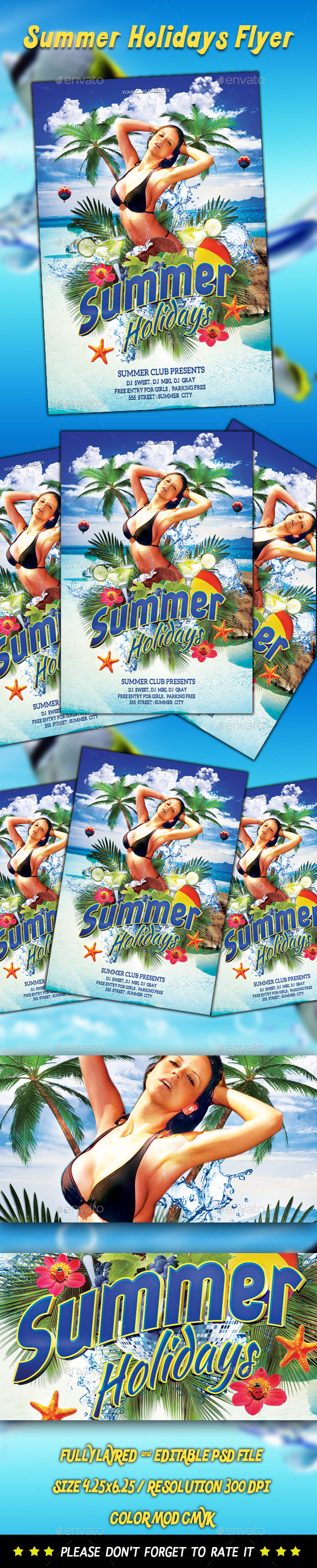 GraphicRiver Summer Holidays Flyer 8823378 GraphicRiver Summer Holidays Flyer 8823378