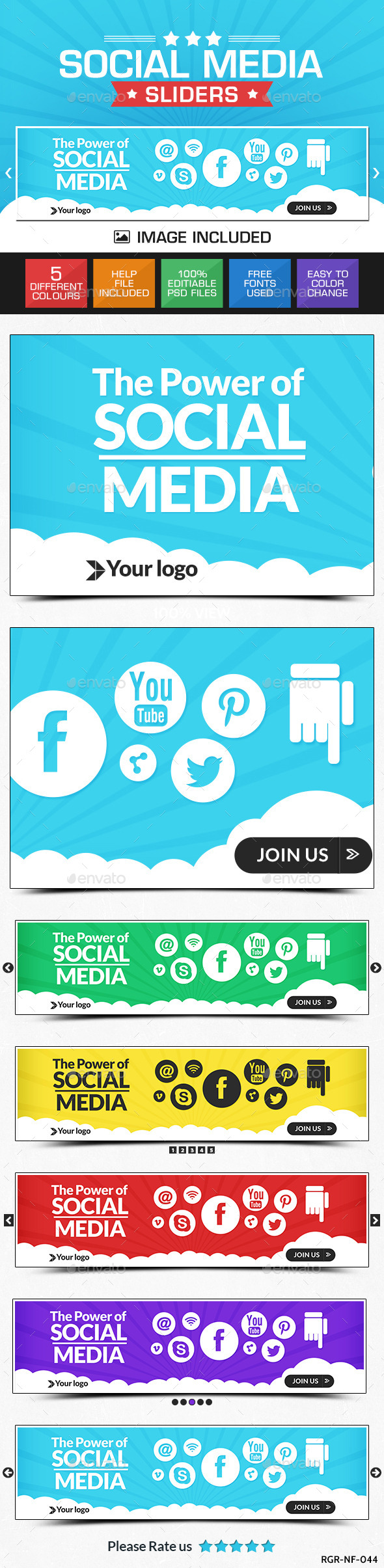 GraphicRiver Social Media Slider 8835645 GraphicRiver Social Media Slider 8835645