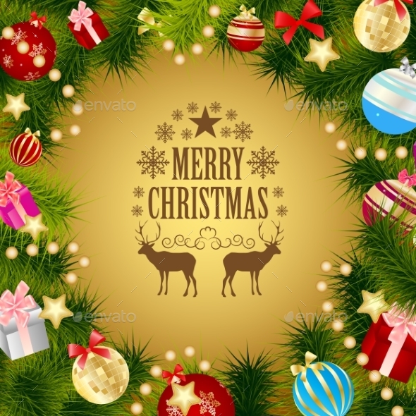 GraphicRiver Christmas and New Year Background 8836355 GraphicRiver Christmas and New Year Background 8836355