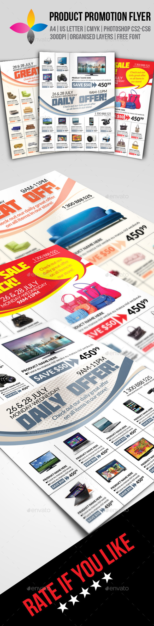GraphicRiver Product Promotion Flyer 8828513 GraphicRiver Product Promotion Flyer 8828513