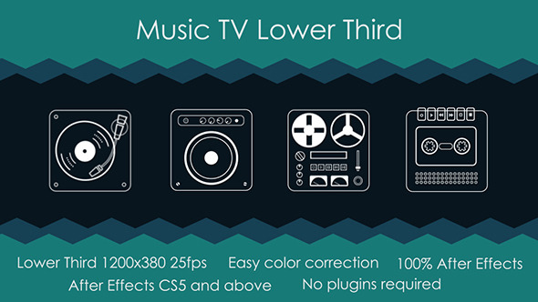 Music TV Lower Third Music TV Lower Third