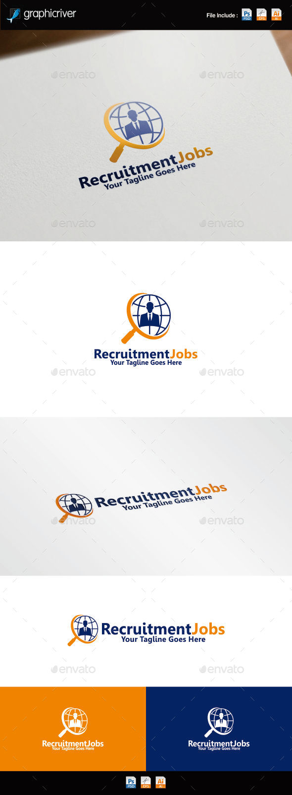 GraphicRiver Recruitment Jobs Logo 8837732 GraphicRiver Recruitment Jobs Logo 8837732