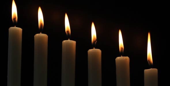 Candles On A Black Background 1 Candles On A Black Background 1