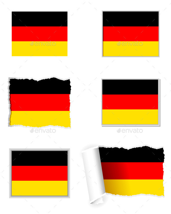 GraphicRiver Germany Flag Set 8838583 GraphicRiver Germany Flag Set 8838583