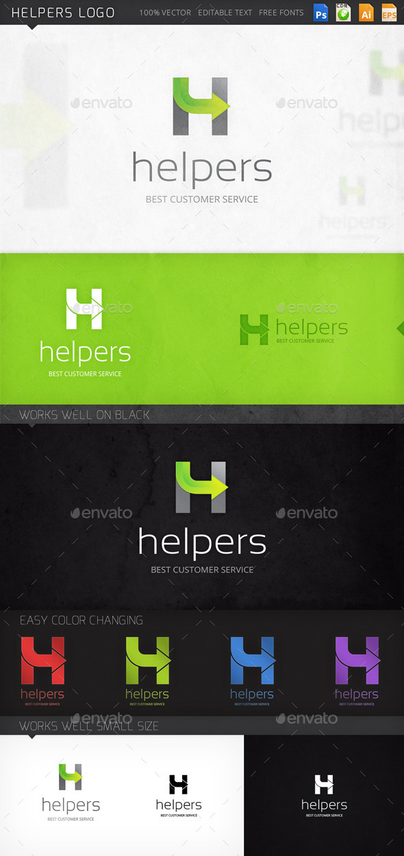 GraphicRiver Helpers Logo 8838584 GraphicRiver Helpers Logo 8838584