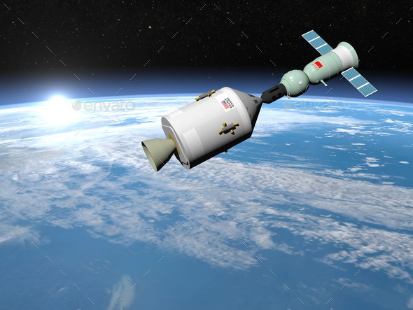 Apollo-Soyuz test project - 3D render (Misc) Photo Download