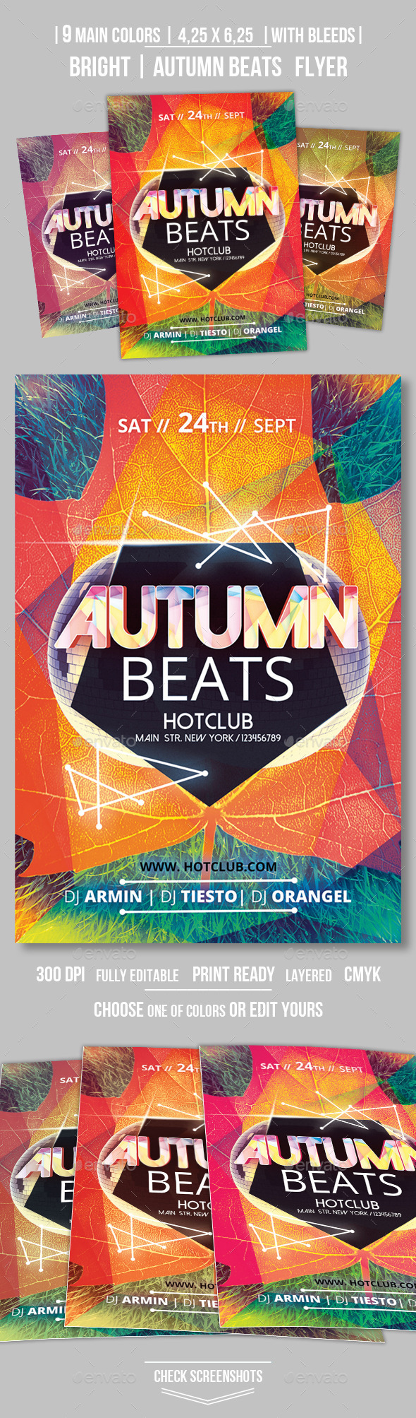 GraphicRiver Autumn Beats Flyer Template 8840271 GraphicRiver Autumn Beats Flyer Template 8840271