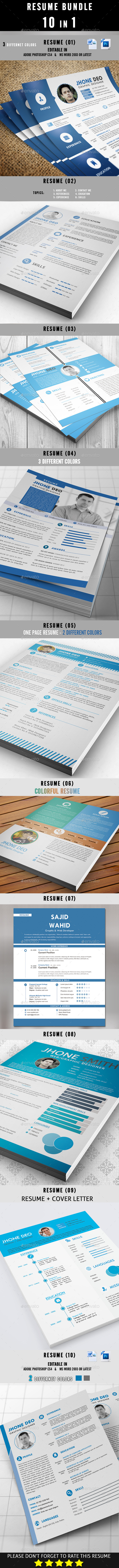 Resume Bundle 10 in 1