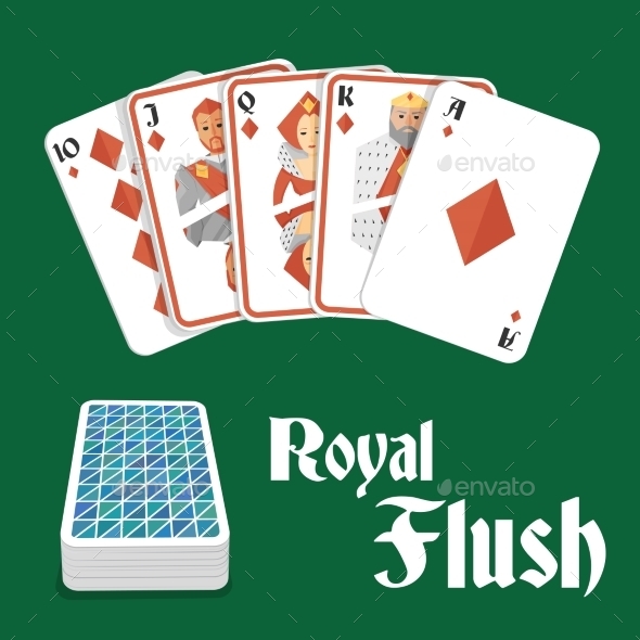 Poker Hand Royal Flush (Miscellaneous)