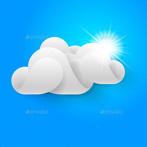 GraphicRiver One White Cloud on Blue Sky 8840954 GraphicRiver One White Cloud on Blue Sky 8840954