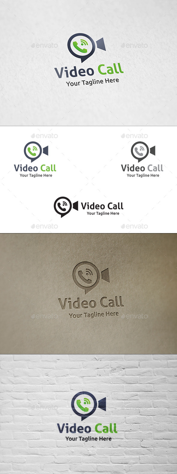 GraphicRiver Video Call Logo Template 8842252 GraphicRiver Video Call Logo Template 8842252