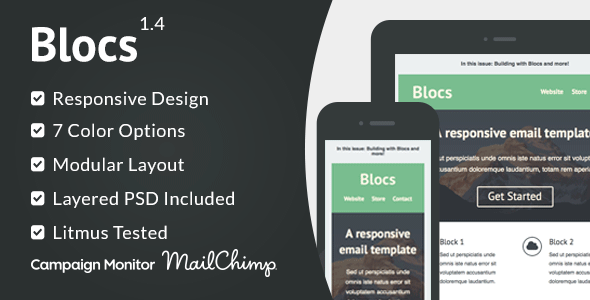 Blocs - Responsive Email Template