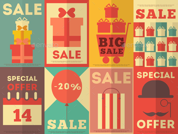 GraphicRiver Sale Posters Collection 8842406 GraphicRiver Sale Posters Collection 8842406